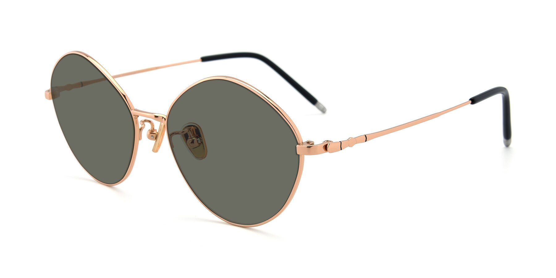 Angle of 90029 in Gold with Gray Polarized Lenses