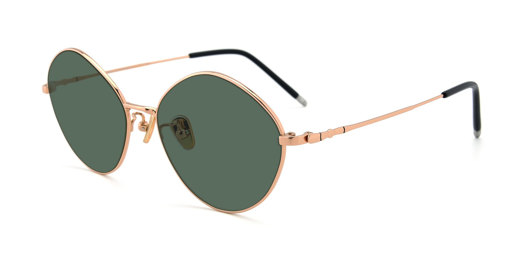 Angle of 90029 in Gold with Green Polarized Lenses