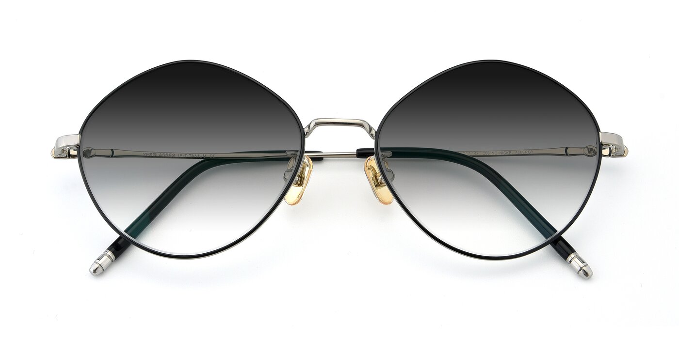 90029 - Black / Silver Gradient Sunglasses