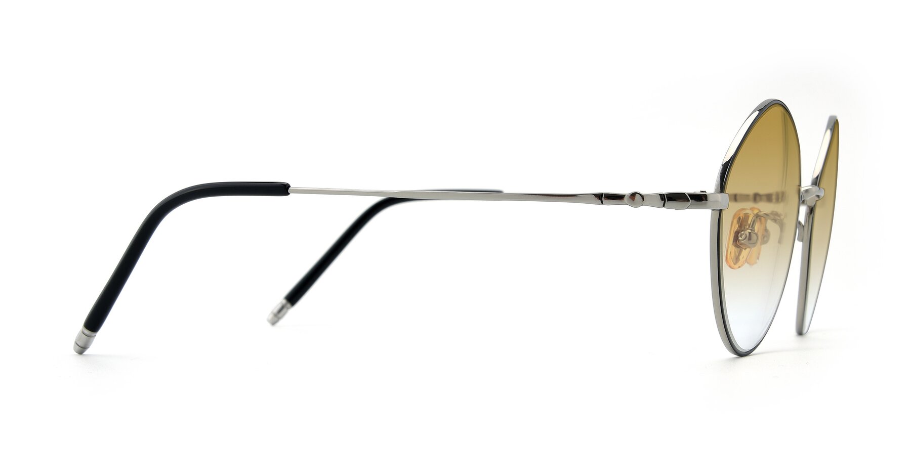 Side of 90029 in Black-Silver with Champagne Gradient Lenses