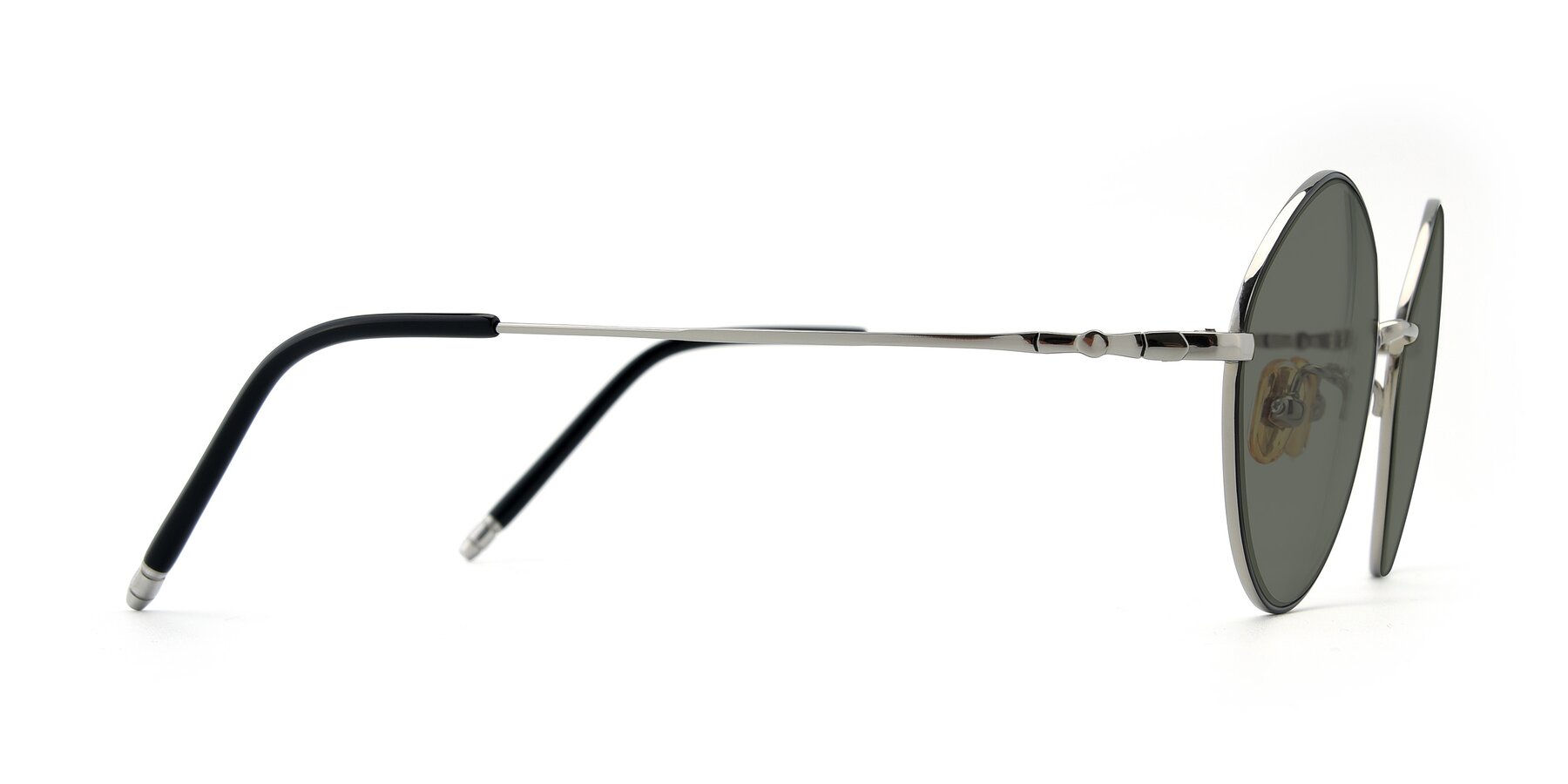 Side of 90029 in Black-Silver with Gray Polarized Lenses