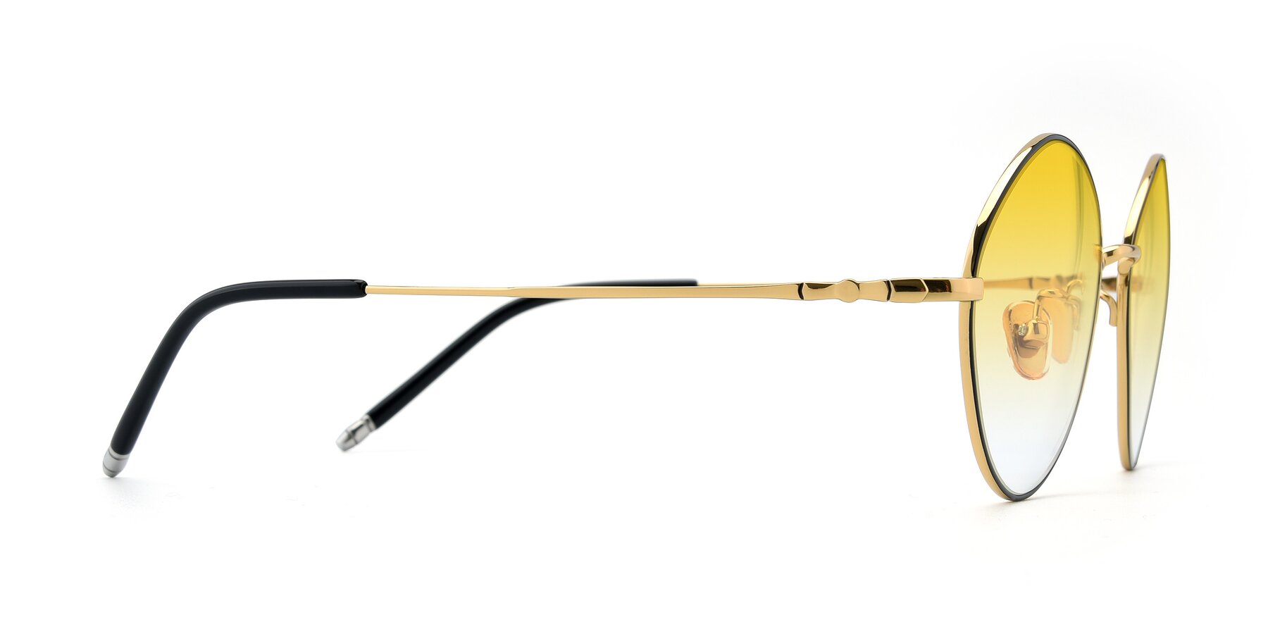 Side of 90029 in Black-Gold with Yellow Gradient Lenses