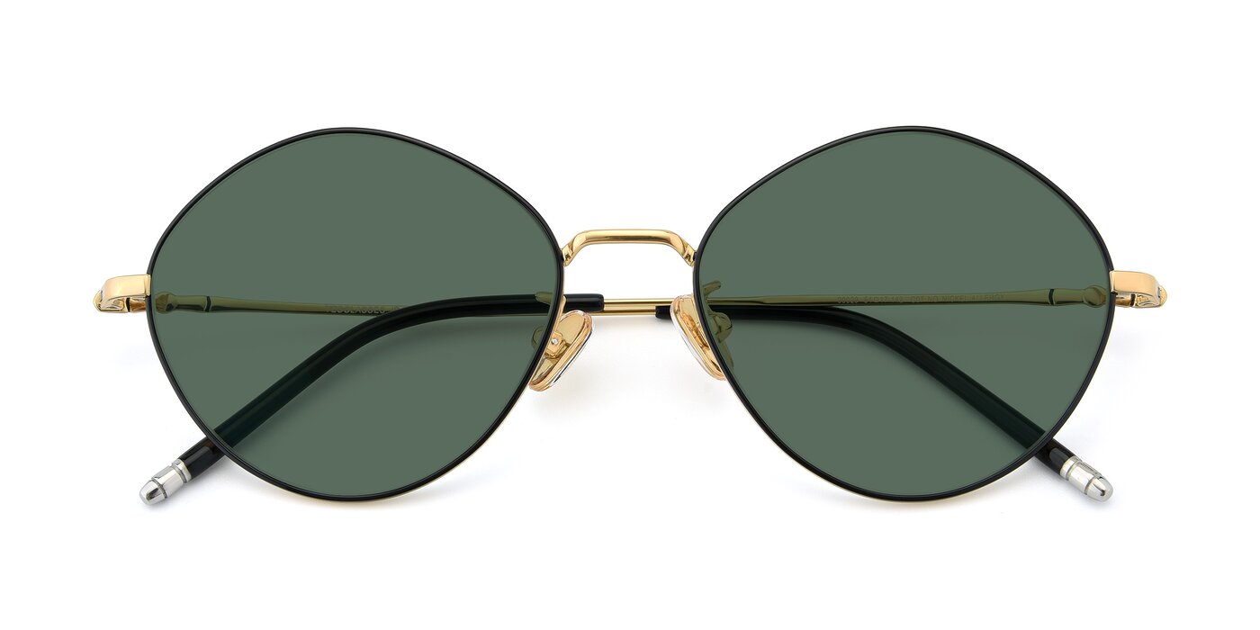 90029 - Black / Gold Polarized Sunglasses