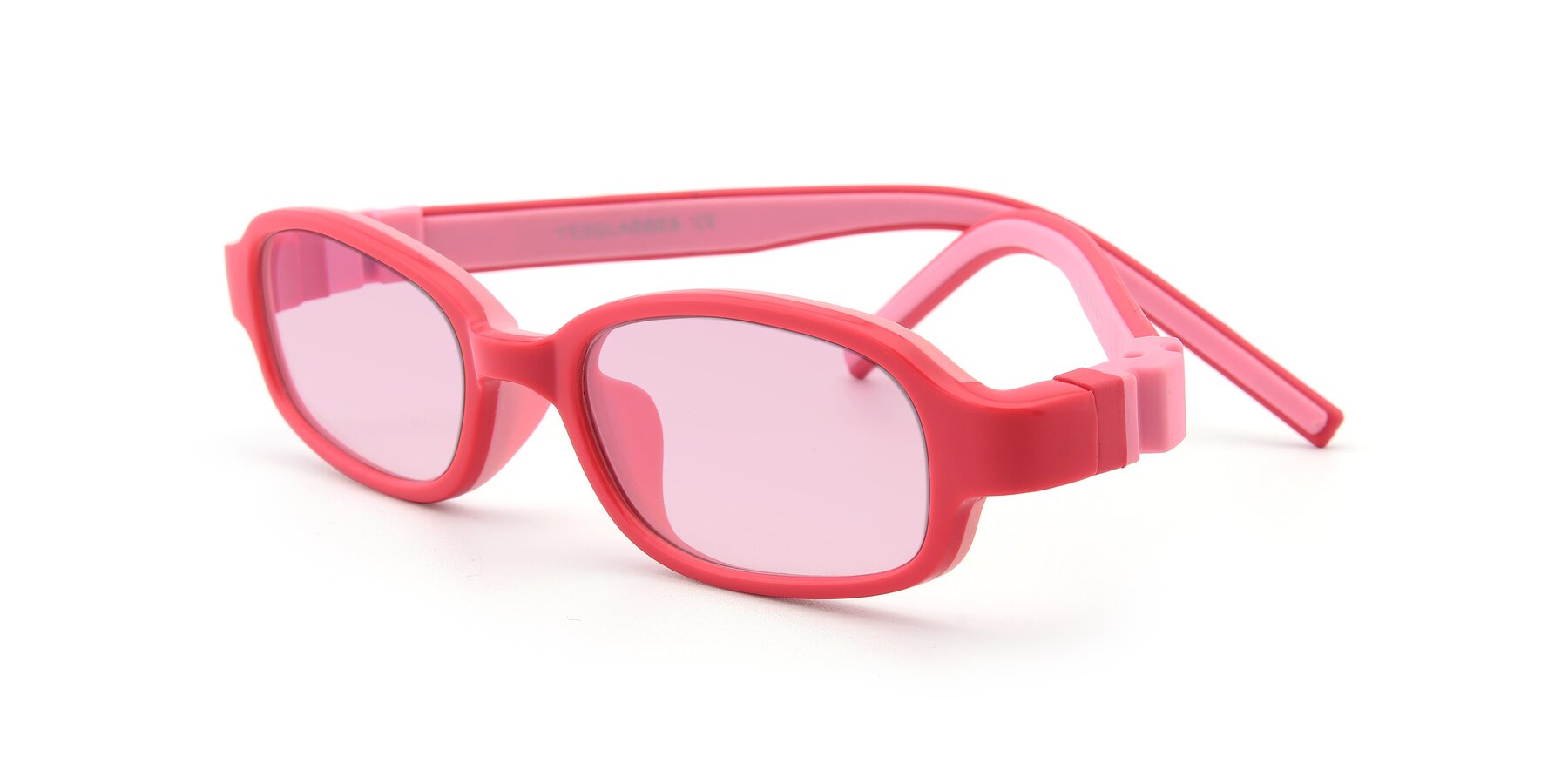 Angle of 515 in Red-Pink with Light Pink Tinted Lenses