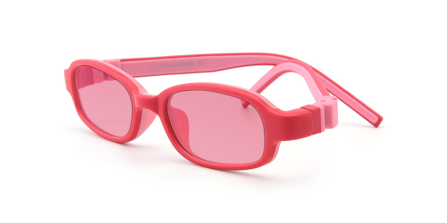 Angle of 515 in Red-Pink with Pink Tinted Lenses