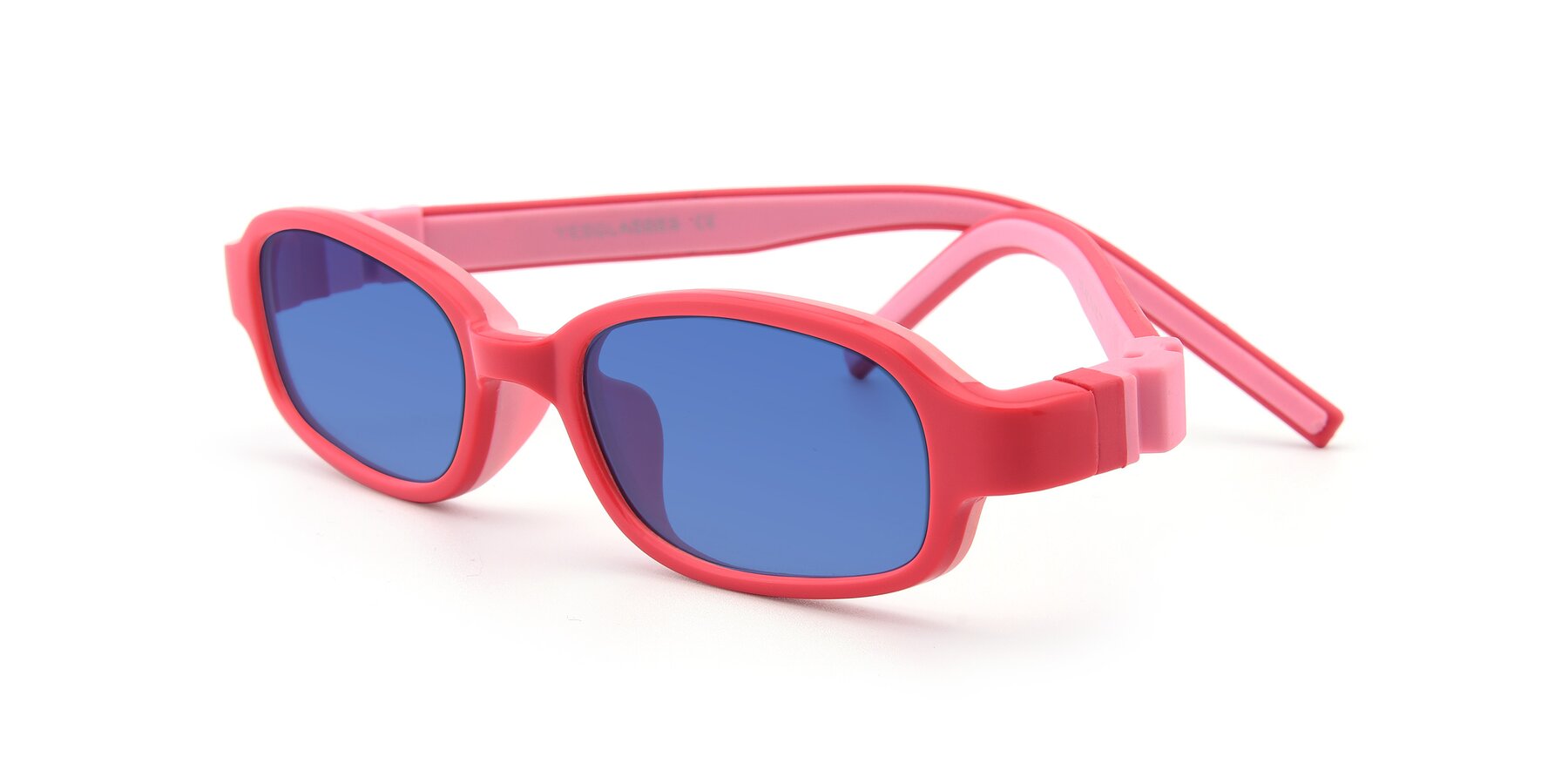 Angle of 515 in Red-Pink with Blue Tinted Lenses