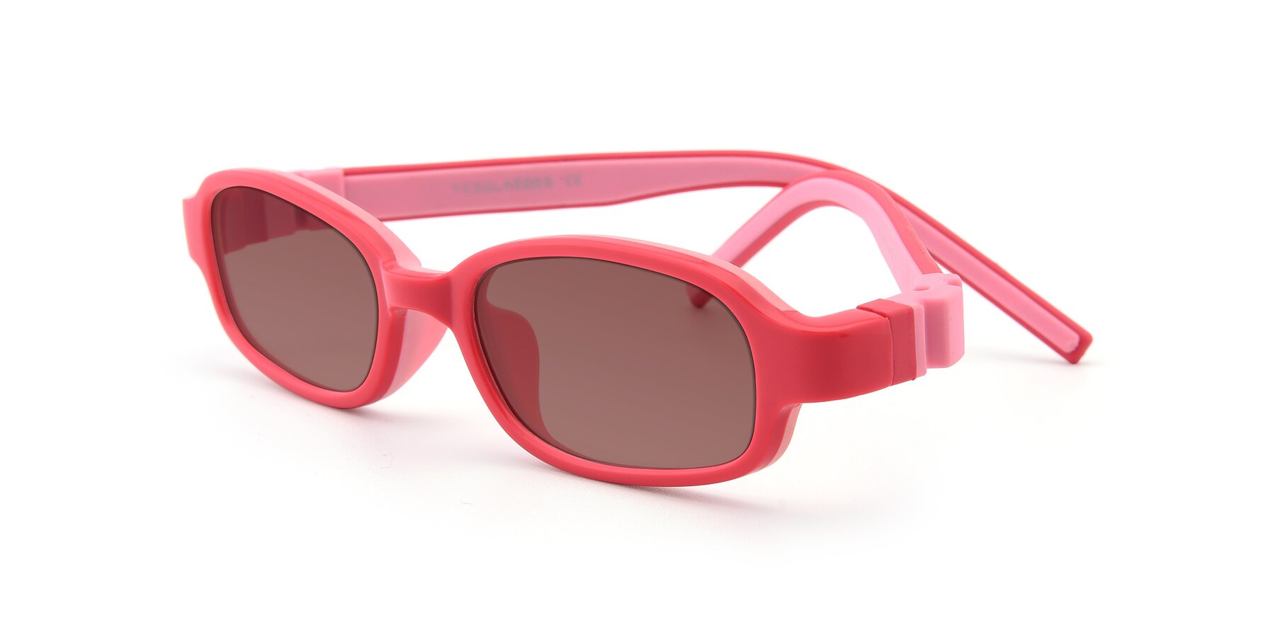 Angle of 515 in Red-Pink with Garnet Tinted Lenses