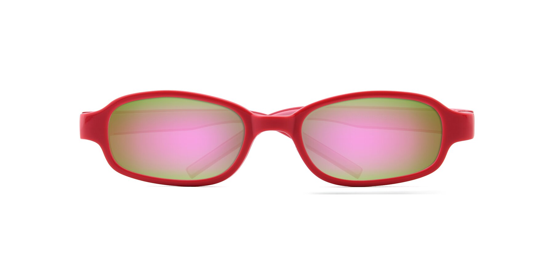 Folded Front of 515 in Red-Pink with Pink Mirrored Lenses