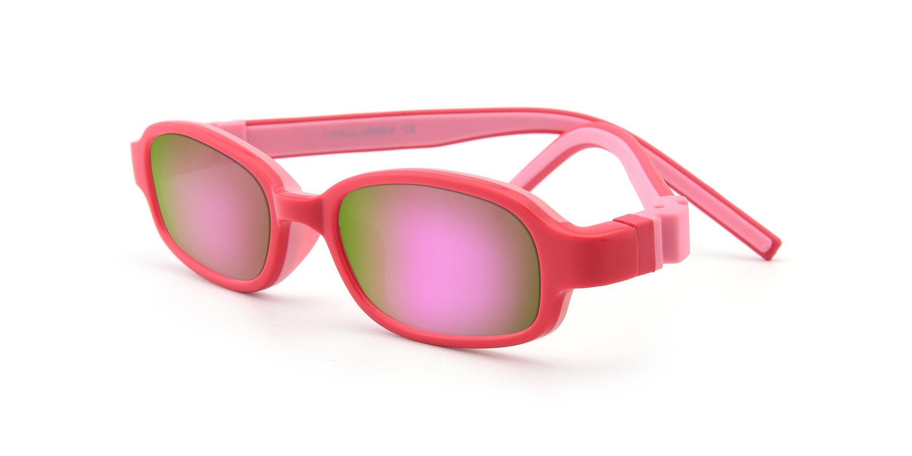 Angle of 515 in Red-Pink with Pink Mirrored Lenses