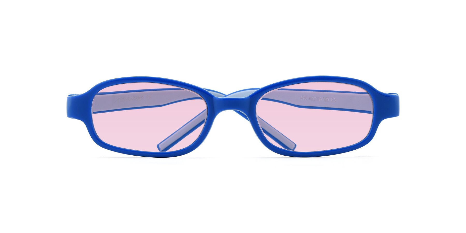 Folded Front of 515 in Blue-Gray with Light Pink Tinted Lenses