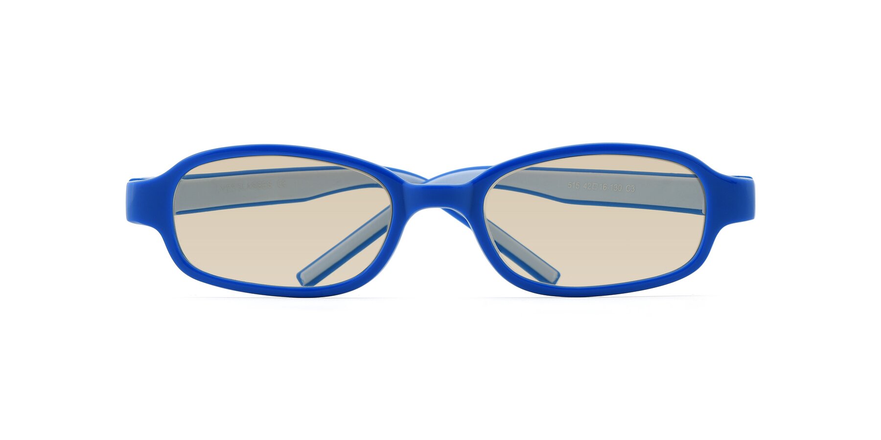 Folded Front of 515 in Blue-Gray with Light Brown Tinted Lenses