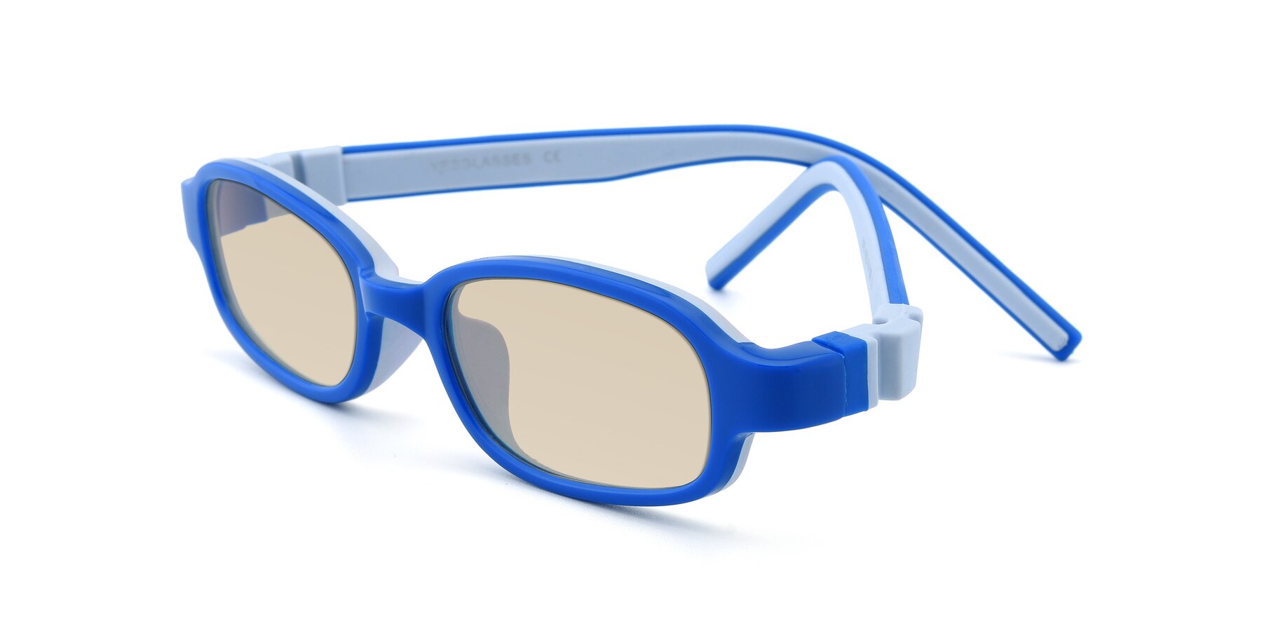 Angle of 515 in Blue-Gray with Light Brown Tinted Lenses