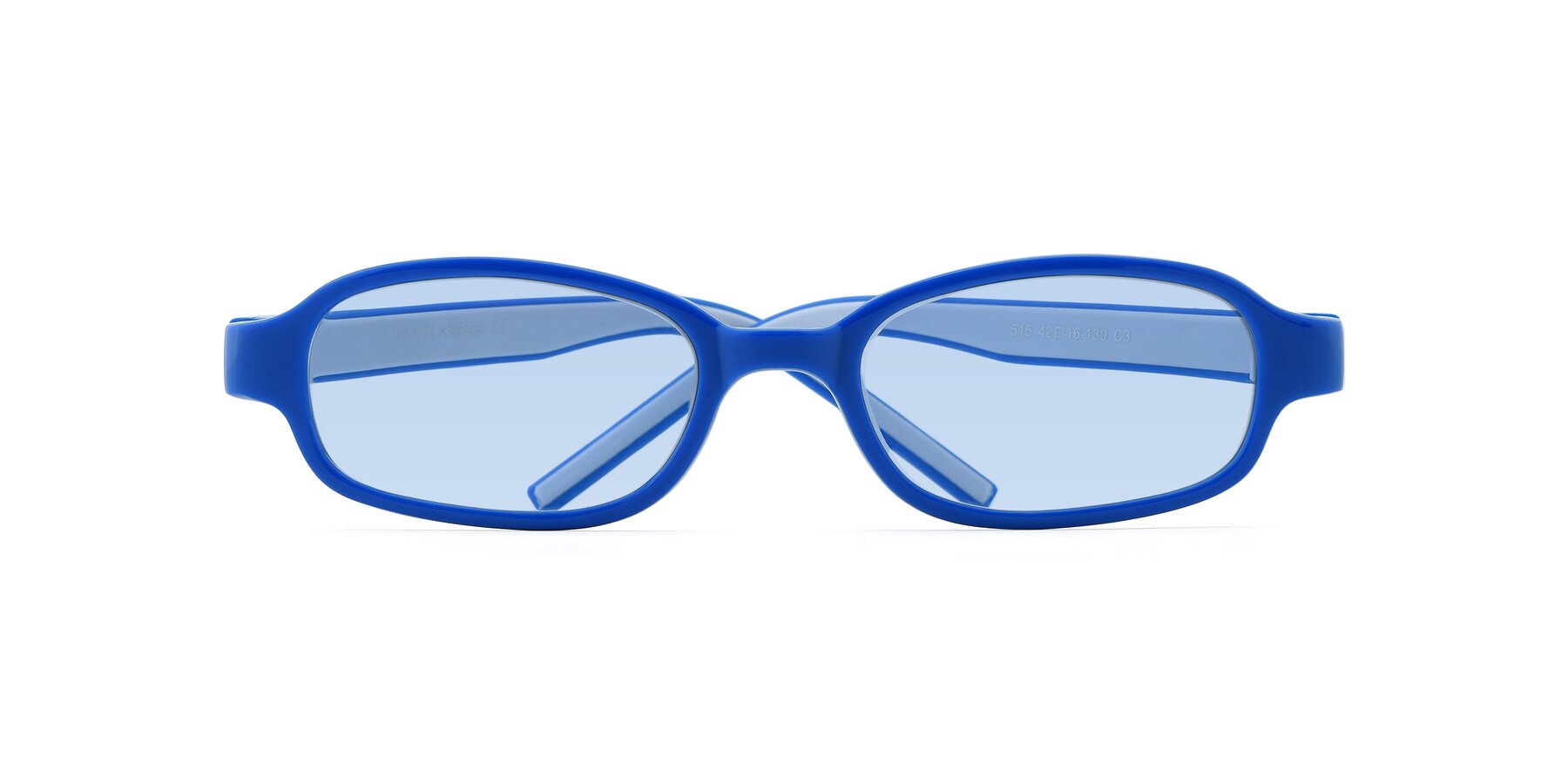 Folded Front of 515 in Blue-Gray with Light Blue Tinted Lenses