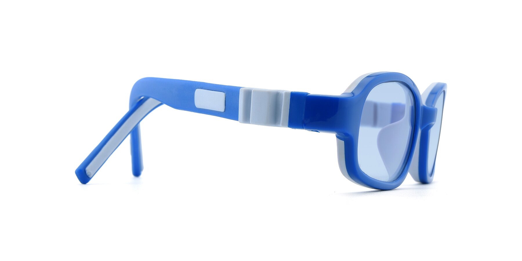 Side of 515 in Blue-Gray with Light Blue Tinted Lenses