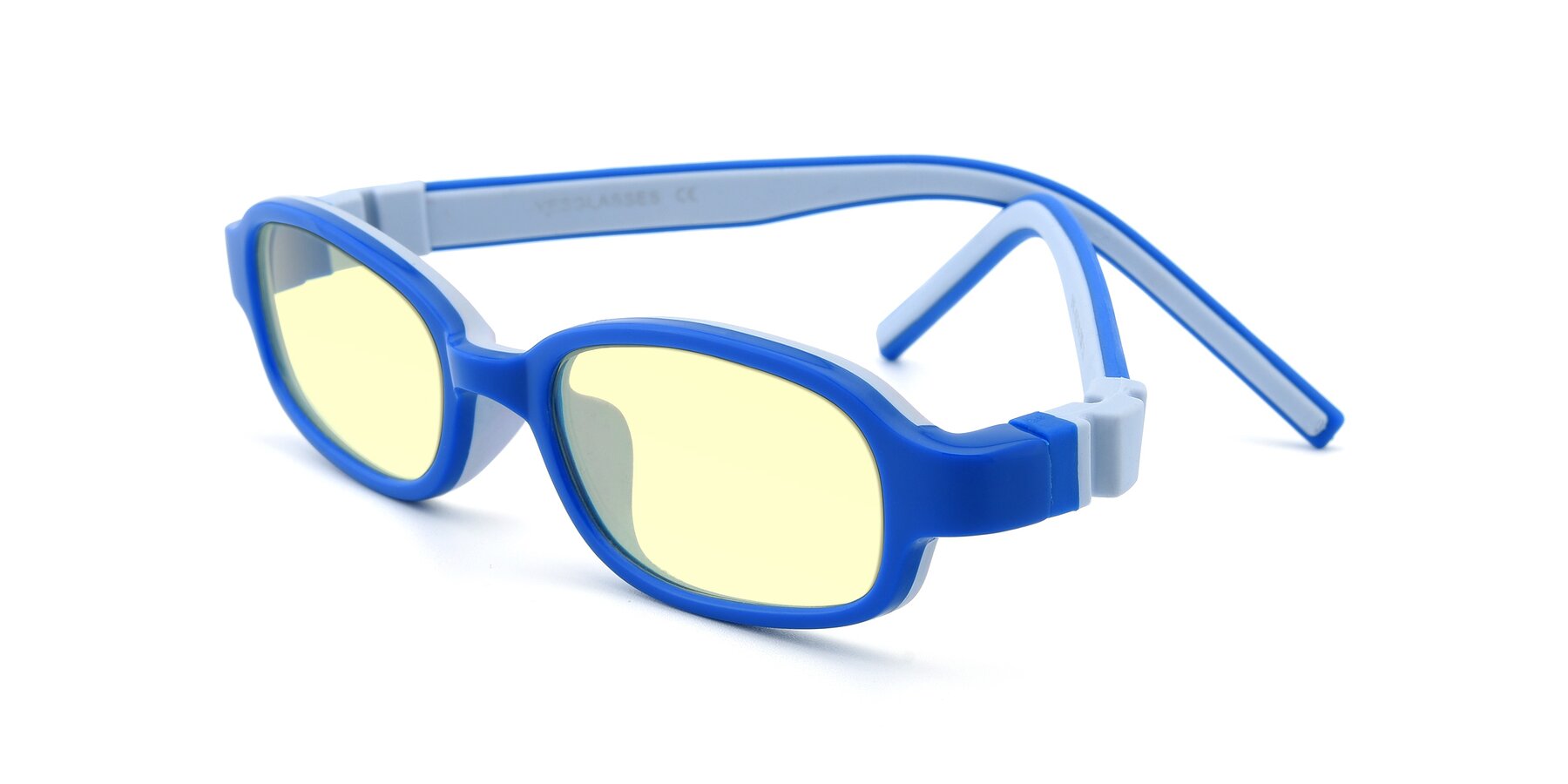 Angle of 515 in Blue-Gray with Light Yellow Tinted Lenses