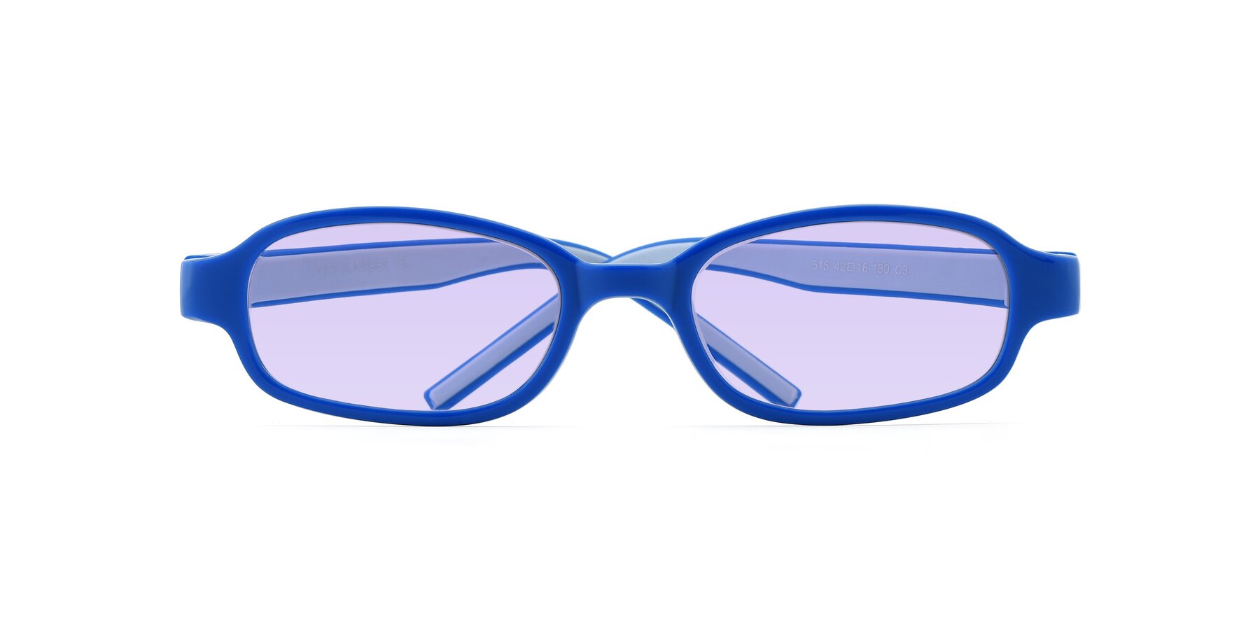 Folded Front of 515 in Blue-Gray with Light Purple Tinted Lenses
