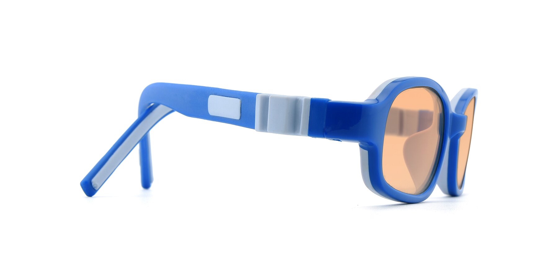 Side of 515 in Blue-Gray with Light Orange Tinted Lenses