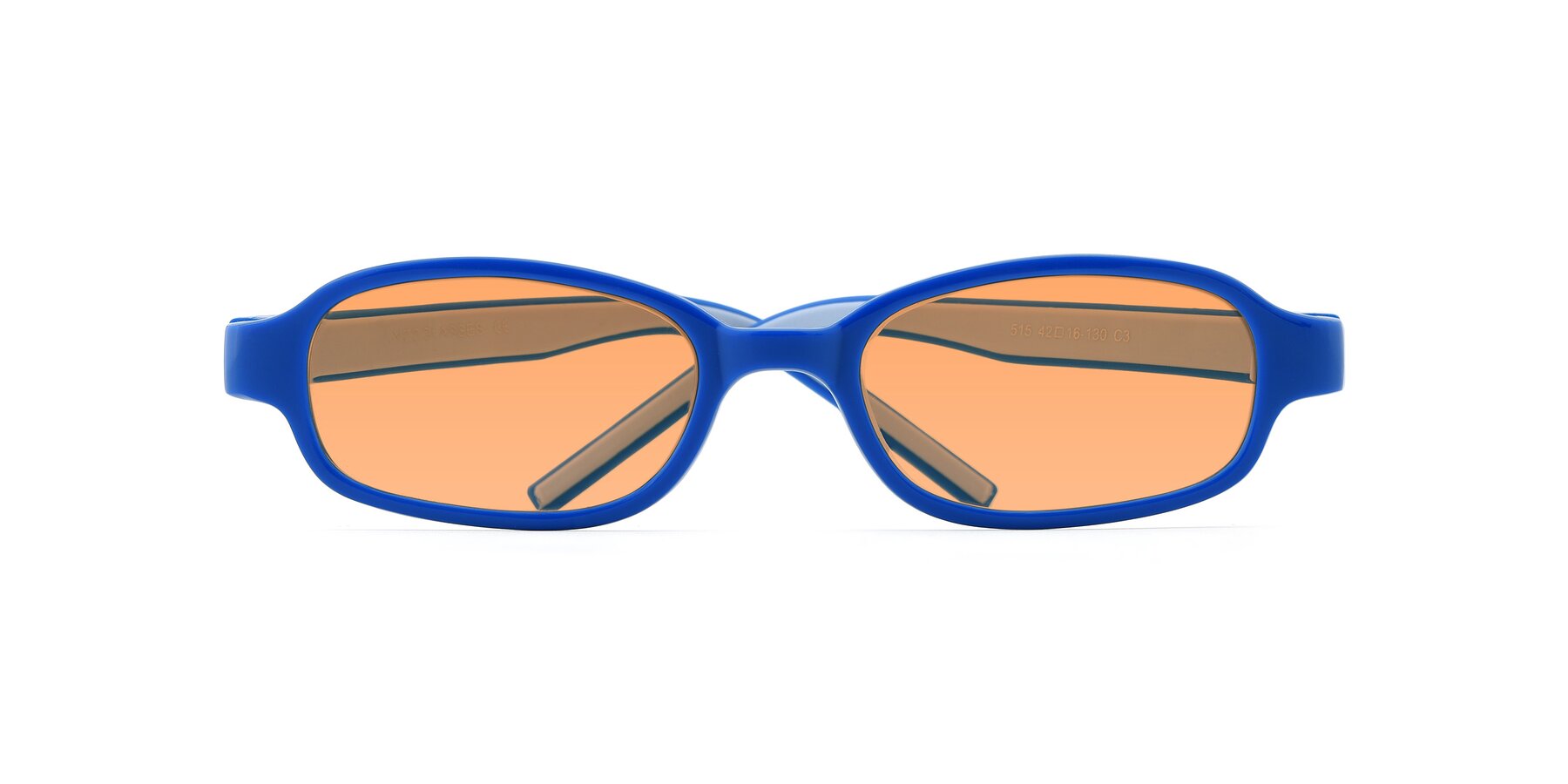 Folded Front of 515 in Blue-Gray with Medium Orange Tinted Lenses
