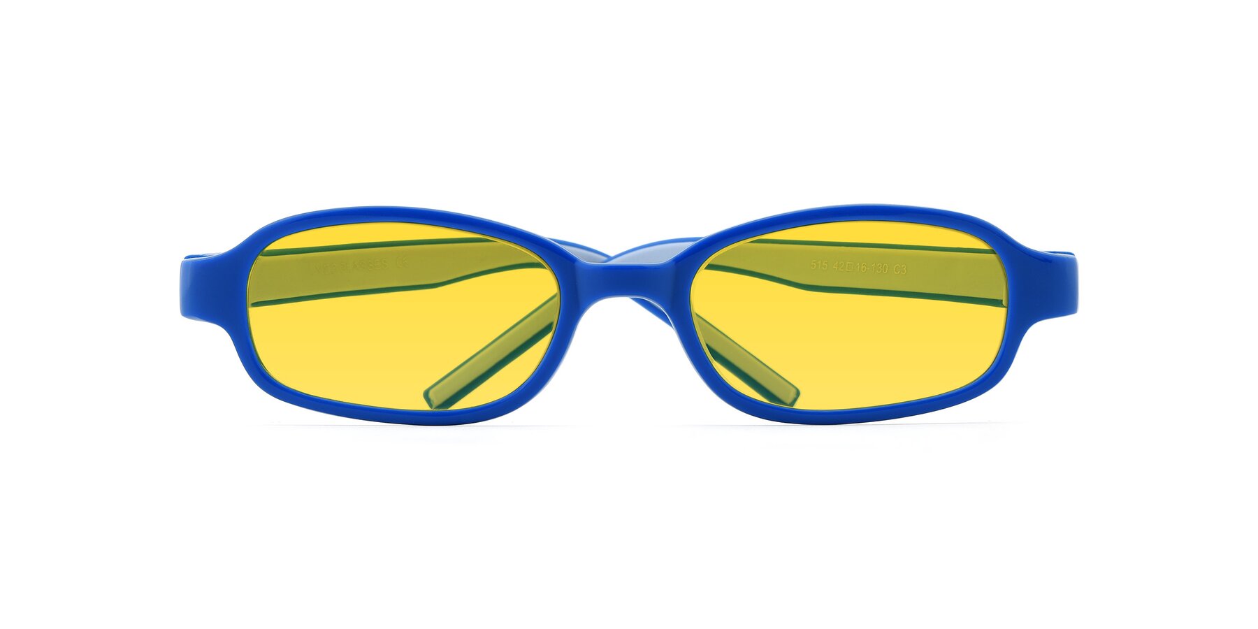 Folded Front of 515 in Blue-Gray with Yellow Tinted Lenses