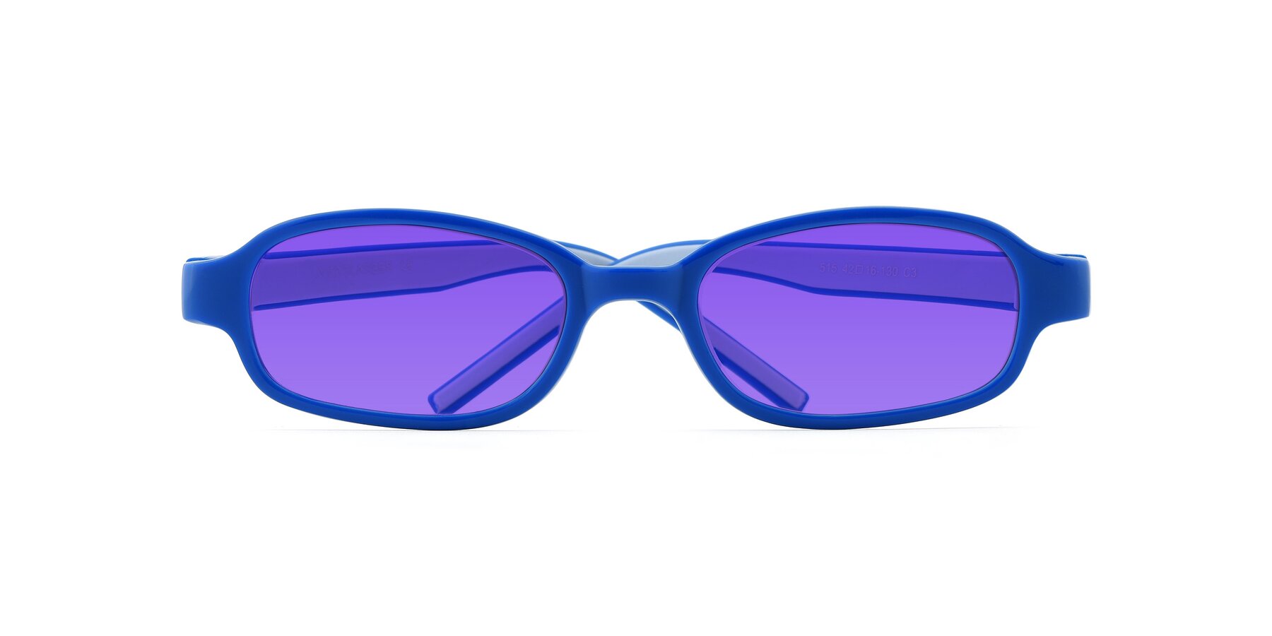 Folded Front of 515 in Blue-Gray with Purple Tinted Lenses
