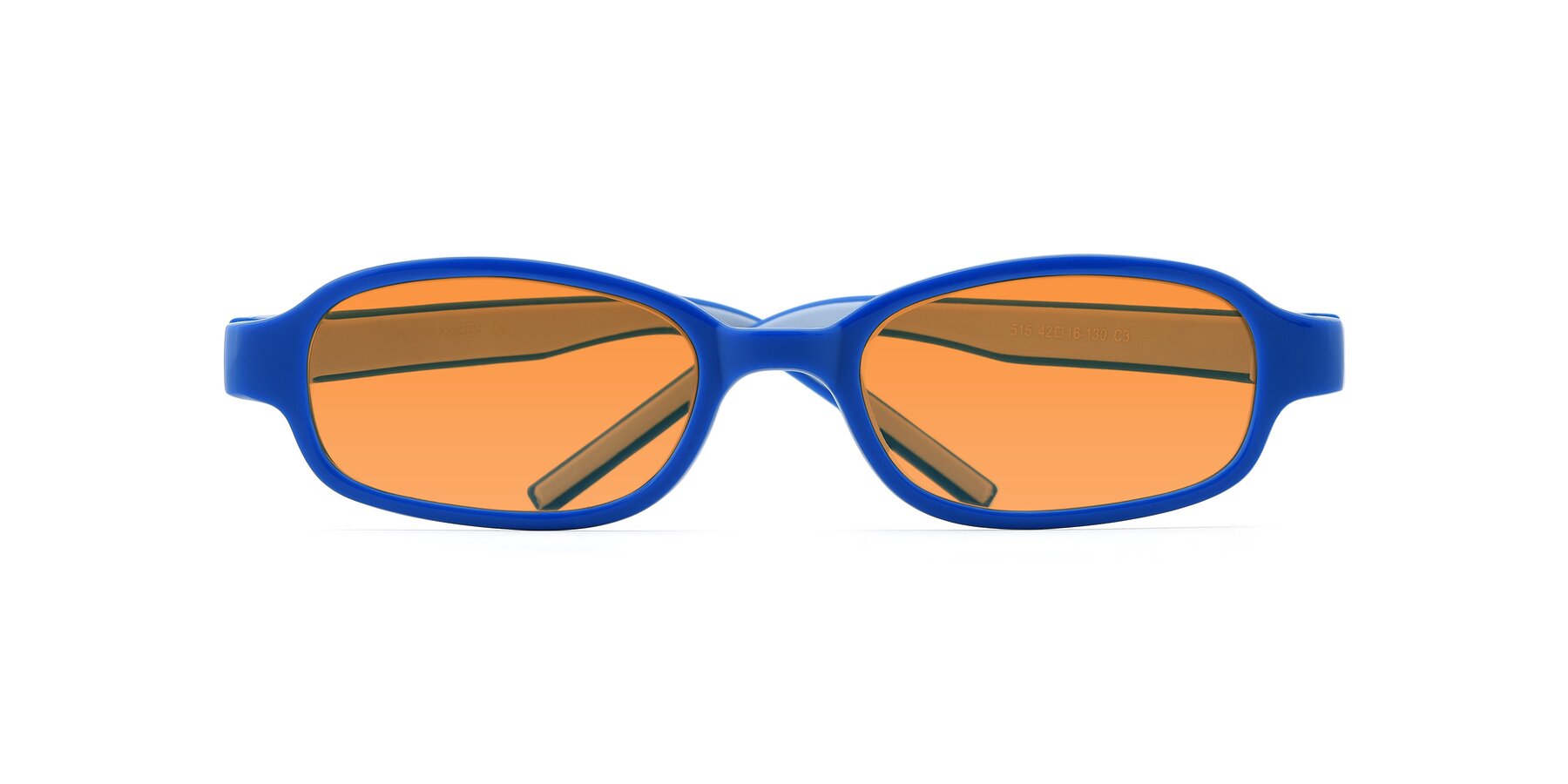 Folded Front of 515 in Blue-Gray with Orange Tinted Lenses