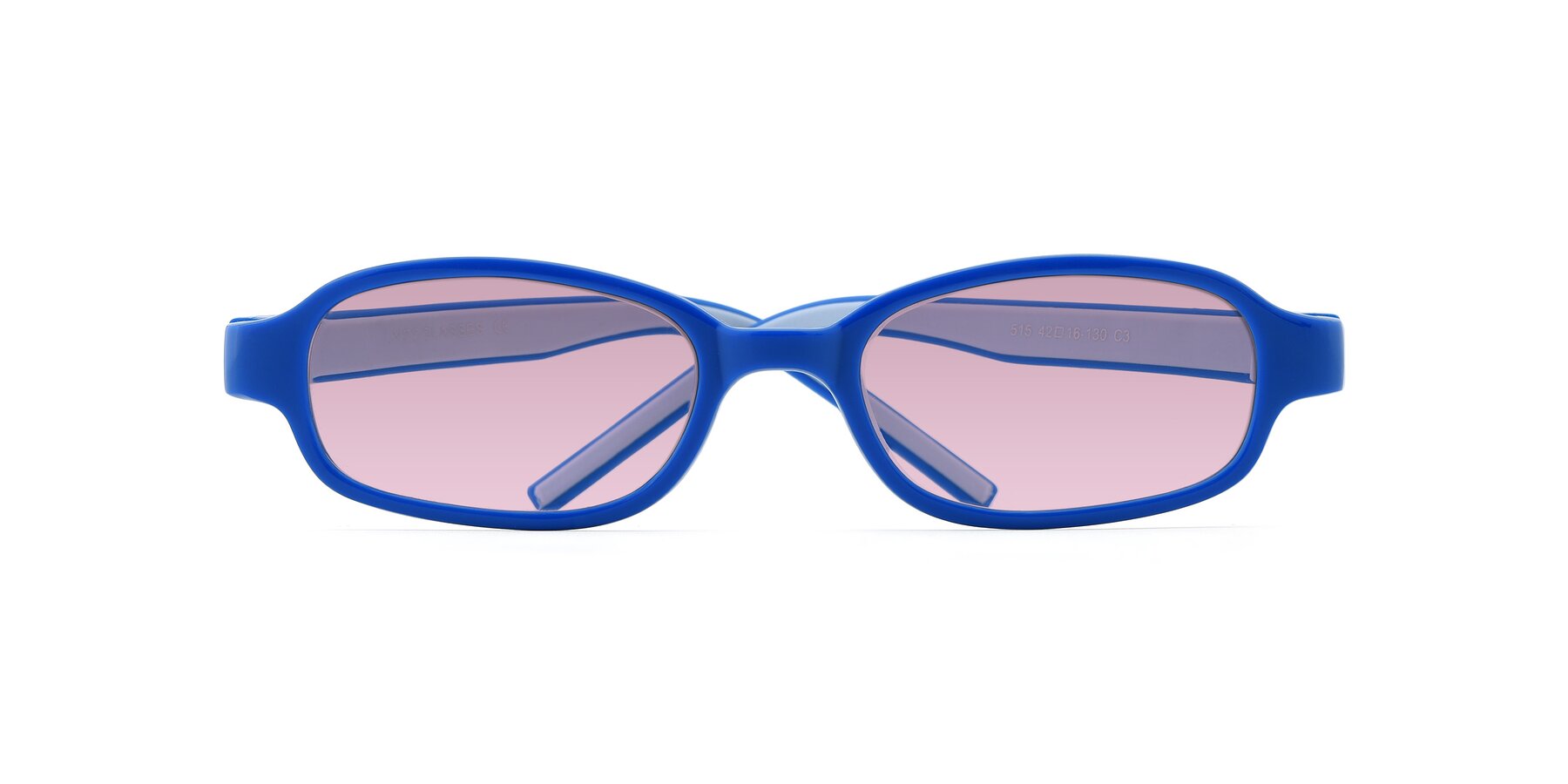 Folded Front of 515 in Blue-Gray with Light Wine Tinted Lenses