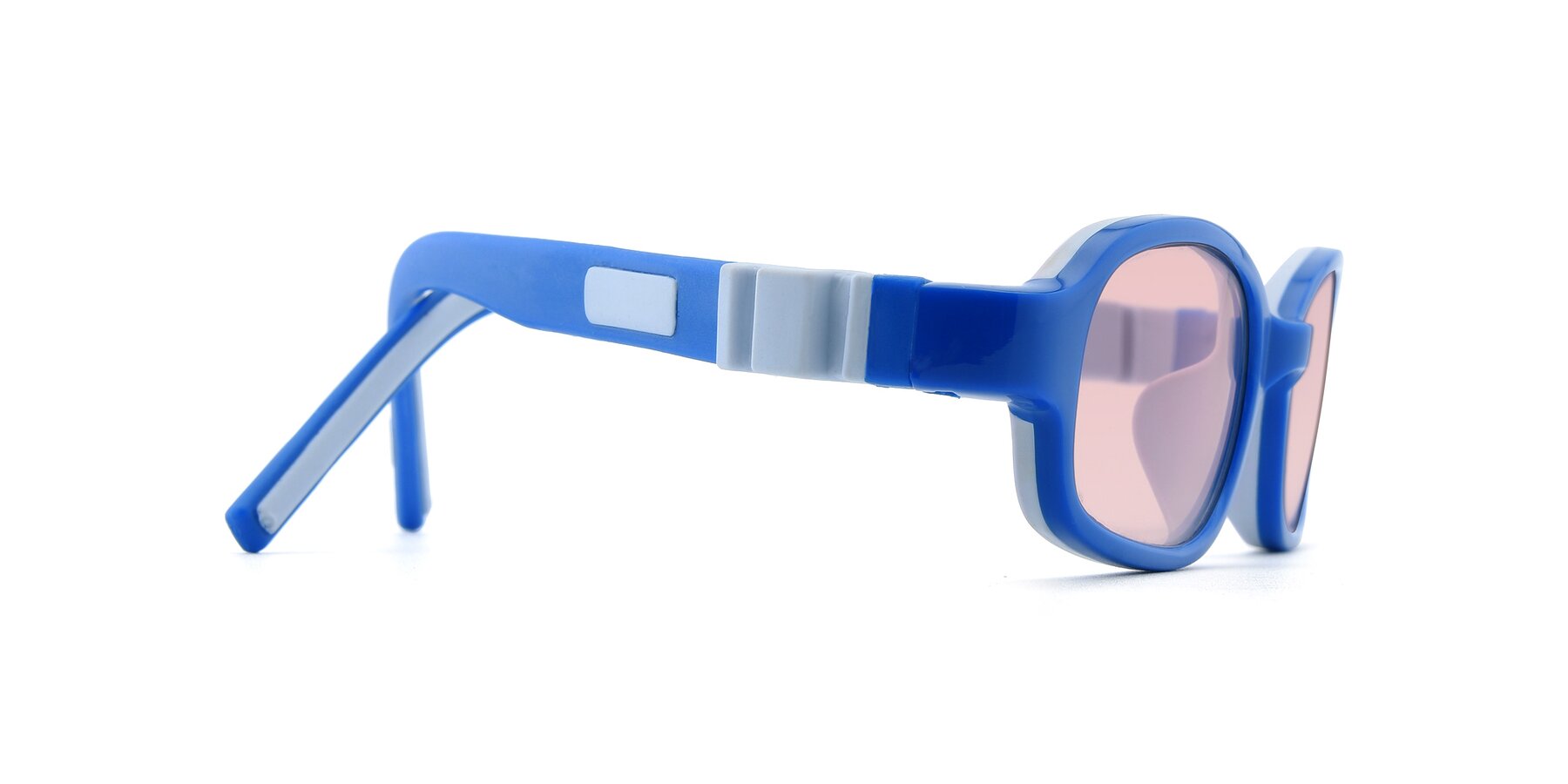 Side of 515 in Blue-Gray with Light Garnet Tinted Lenses