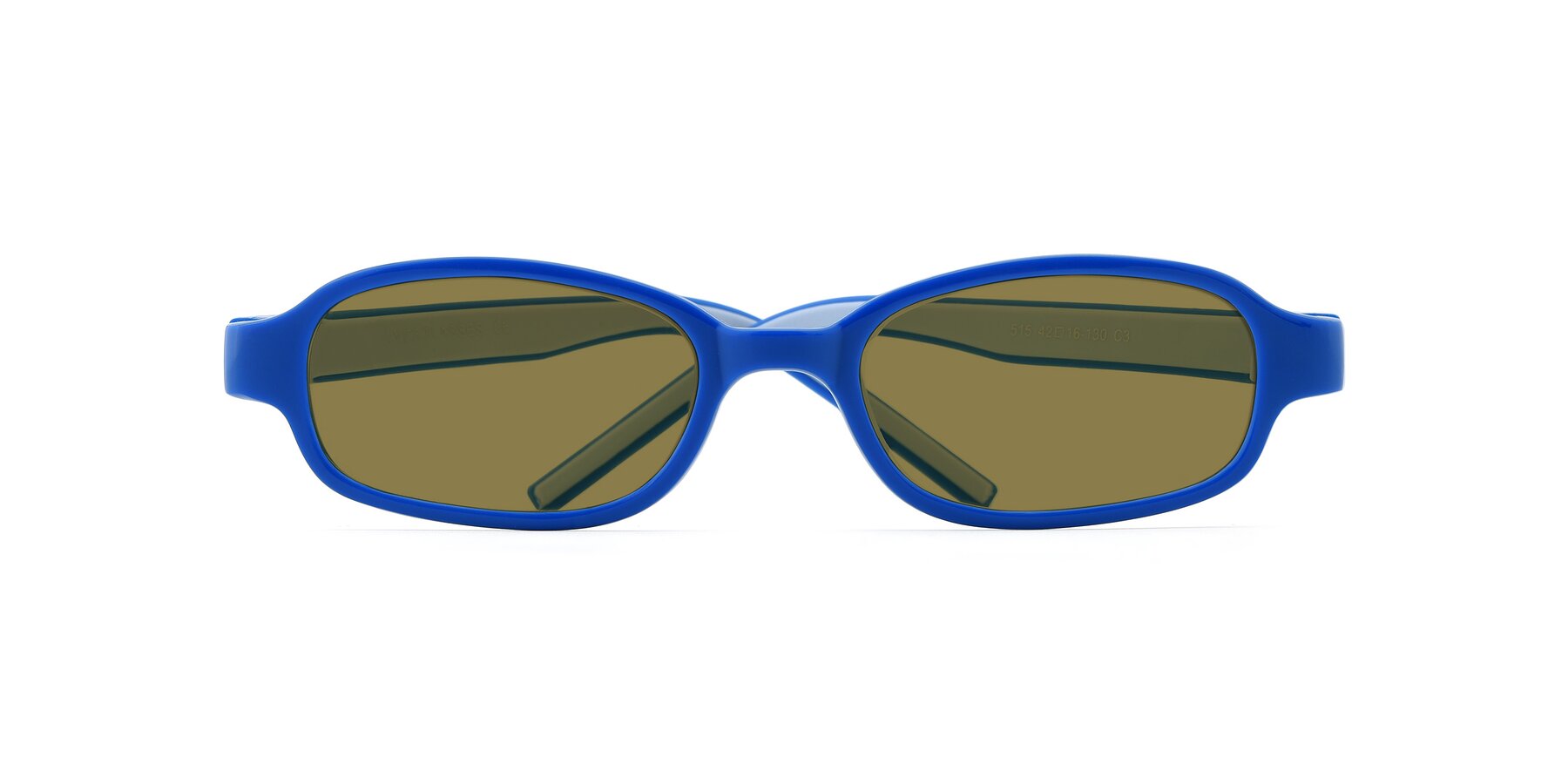 Folded Front of 515 in Blue-Gray with Brown Polarized Lenses