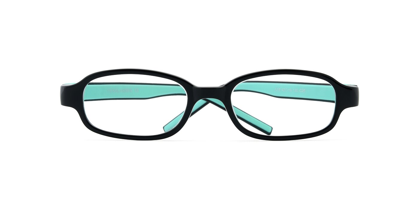 515 - Black / Green Eyeglasses