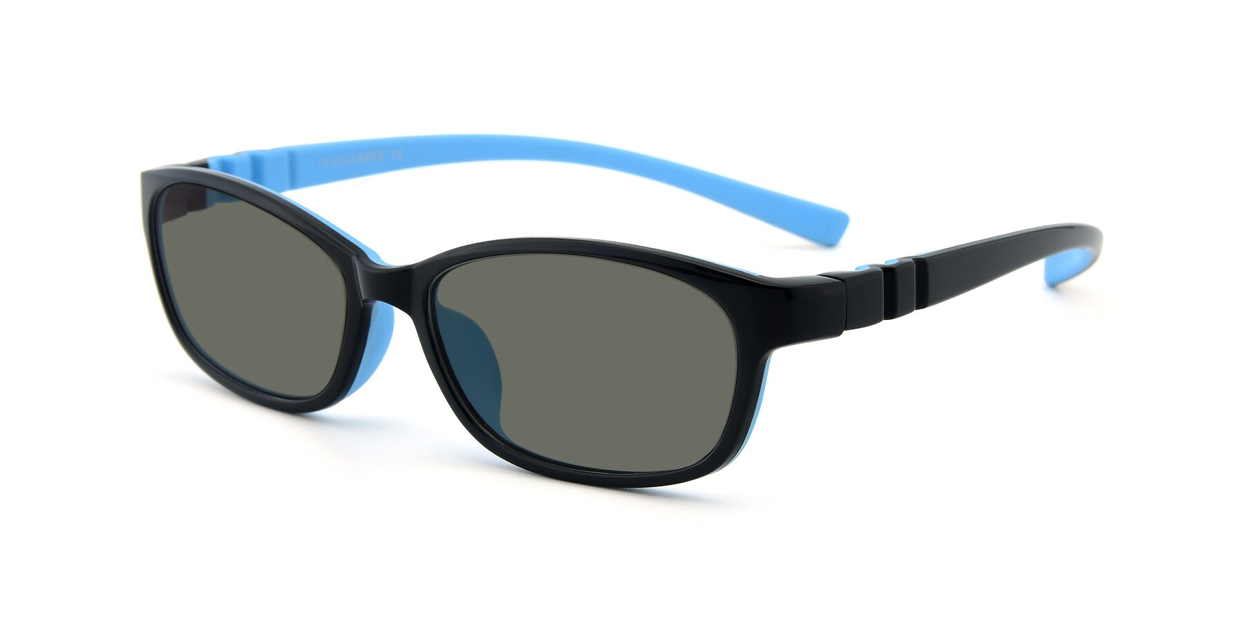 Angle of 556 in Black-Sky Blue with Gray Polarized Lenses