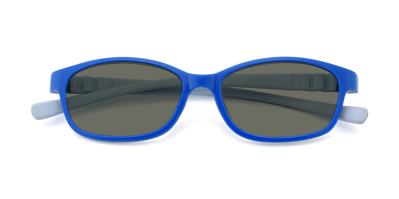 556 - Blue / Gray Polarized Sunglasses