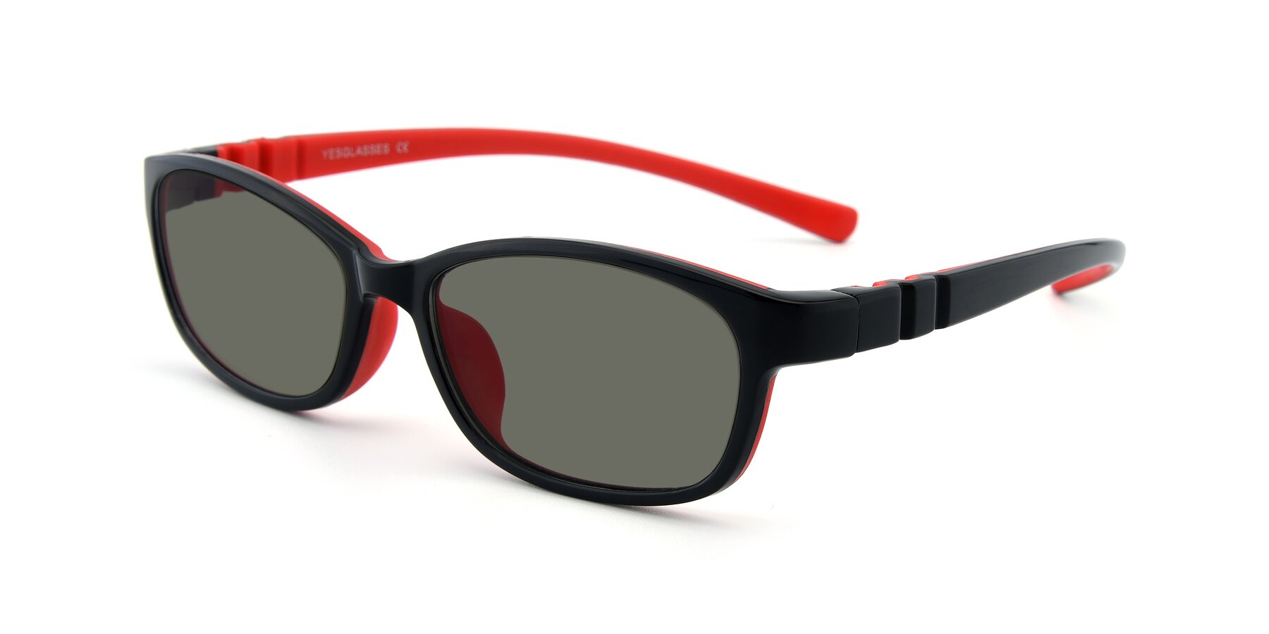 Angle of 556 in Black-Red with Gray Polarized Lenses