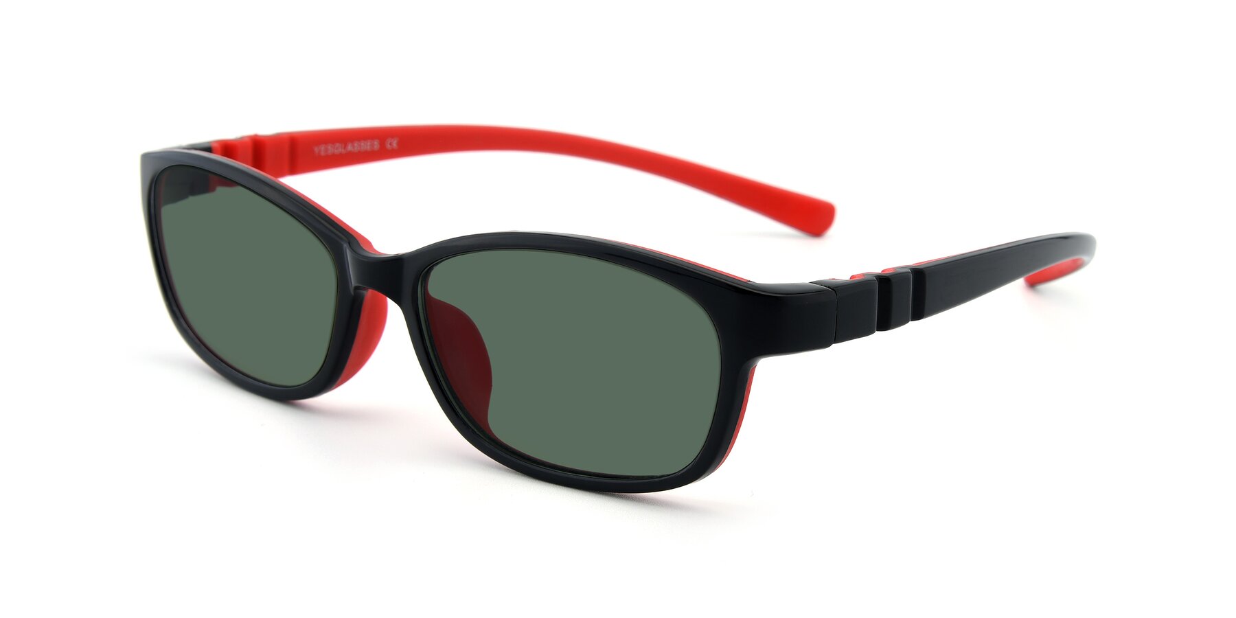 Angle of 556 in Black-Red with Green Polarized Lenses