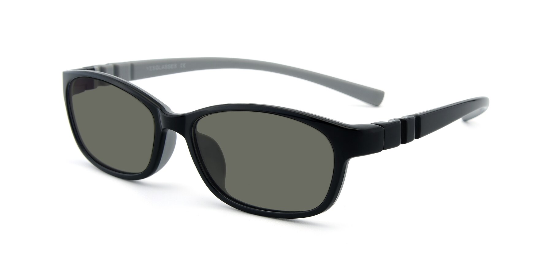 Angle of 556 in Black-Gray with Gray Polarized Lenses