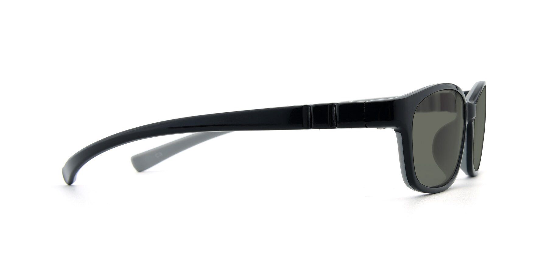 Side of 556 in Black-Gray with Gray Polarized Lenses