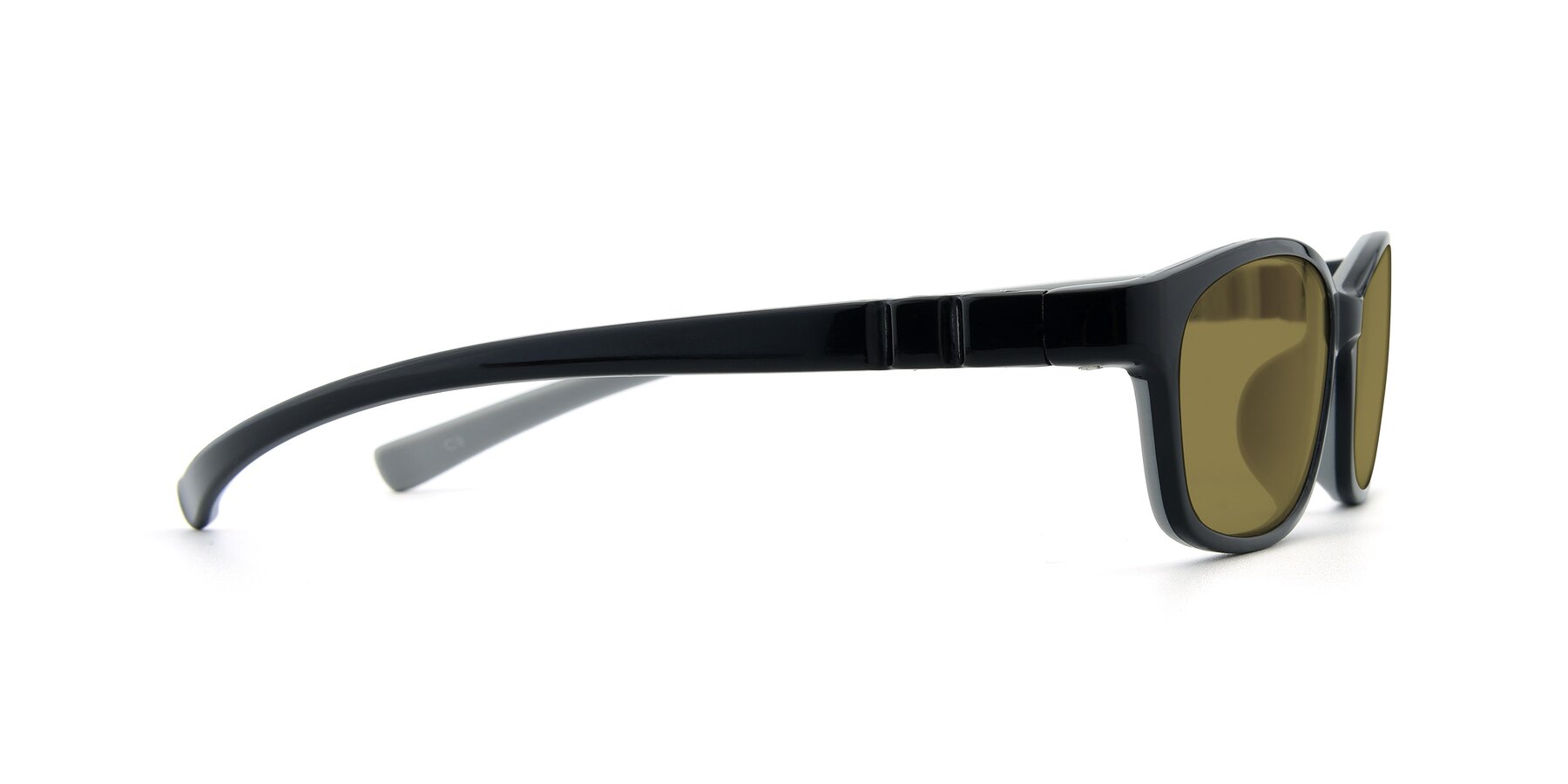 Side of 556 in Black-Gray with Brown Polarized Lenses