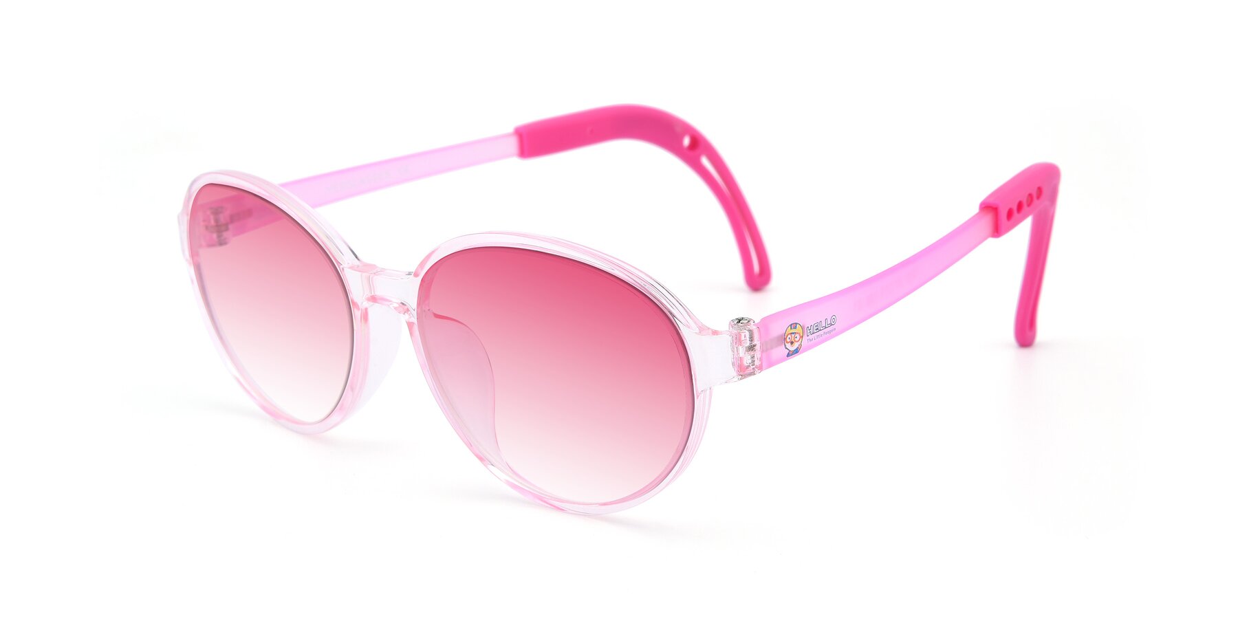 Angle of 1020 in Tranparent Pink with Pink Gradient Lenses