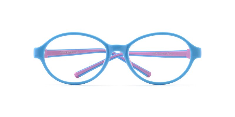 1120 - Sky Blue / Pink Blue Light Glasses