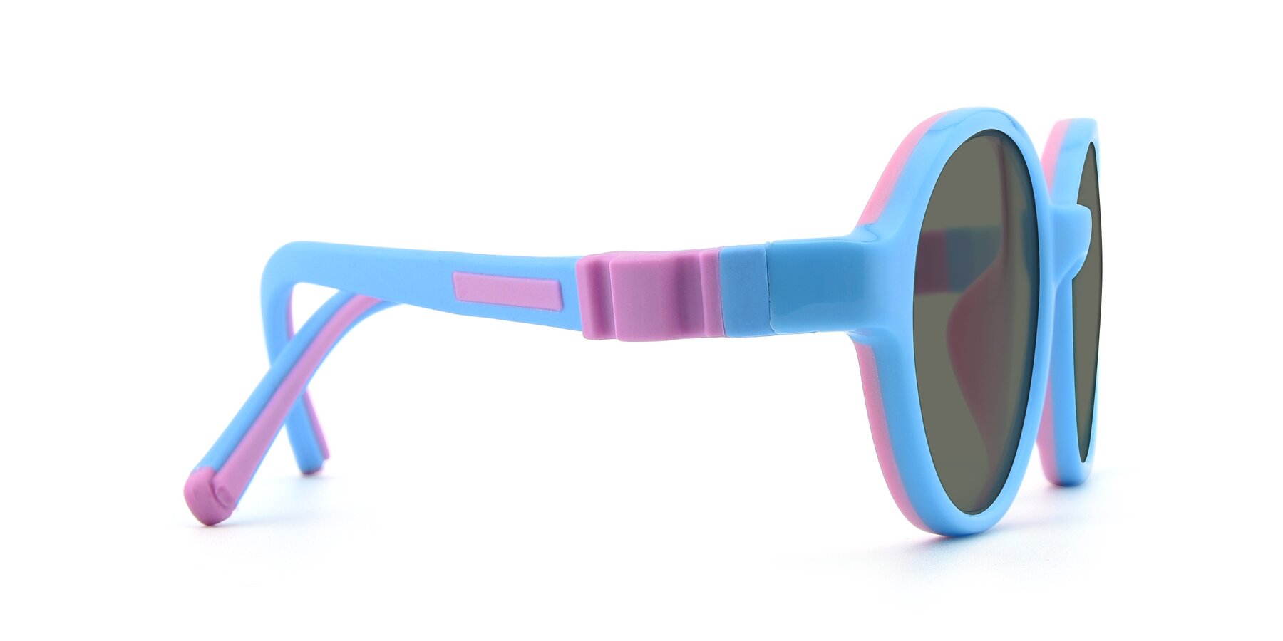 Side of 1120 in Sky Blue-Pink with Gray Polarized Lenses