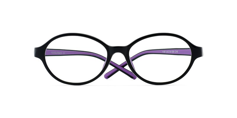 1120 - Black / Purple Blue Light Glasses