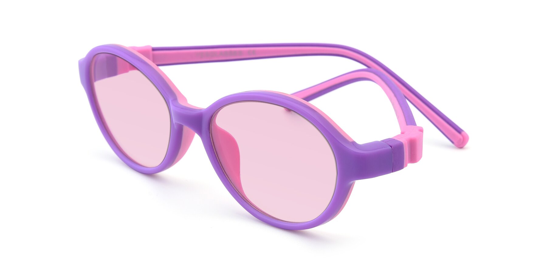 Angle of 1120 in Purple-Pink with Light Pink Tinted Lenses