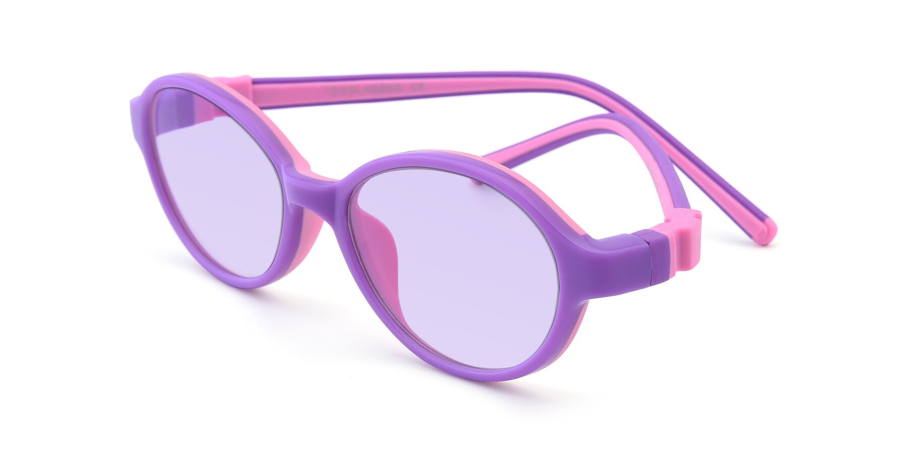 Angle of 1120 in Purple-Pink with Light Purple Tinted Lenses