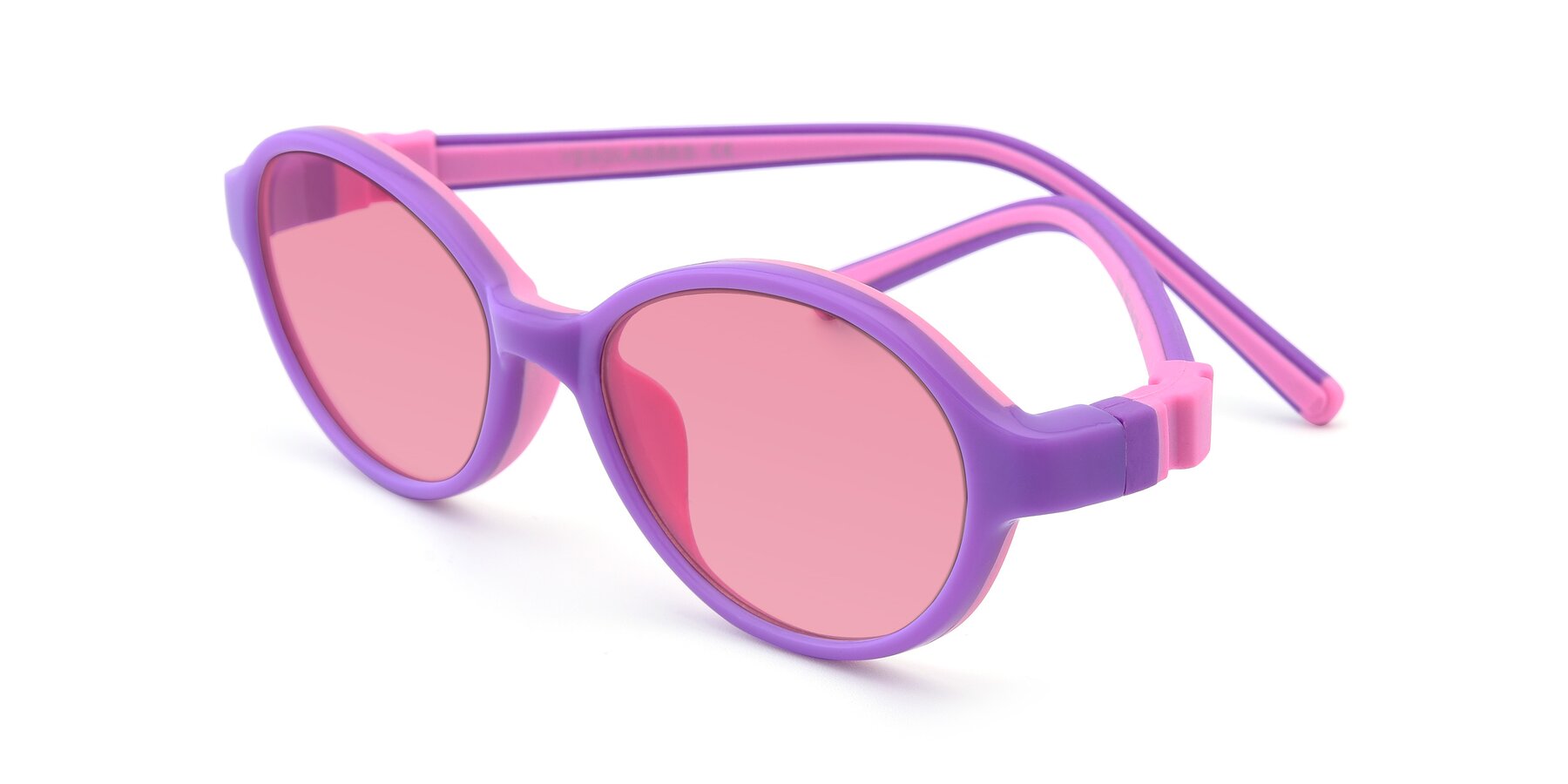 Angle of 1120 in Purple-Pink with Pink Tinted Lenses