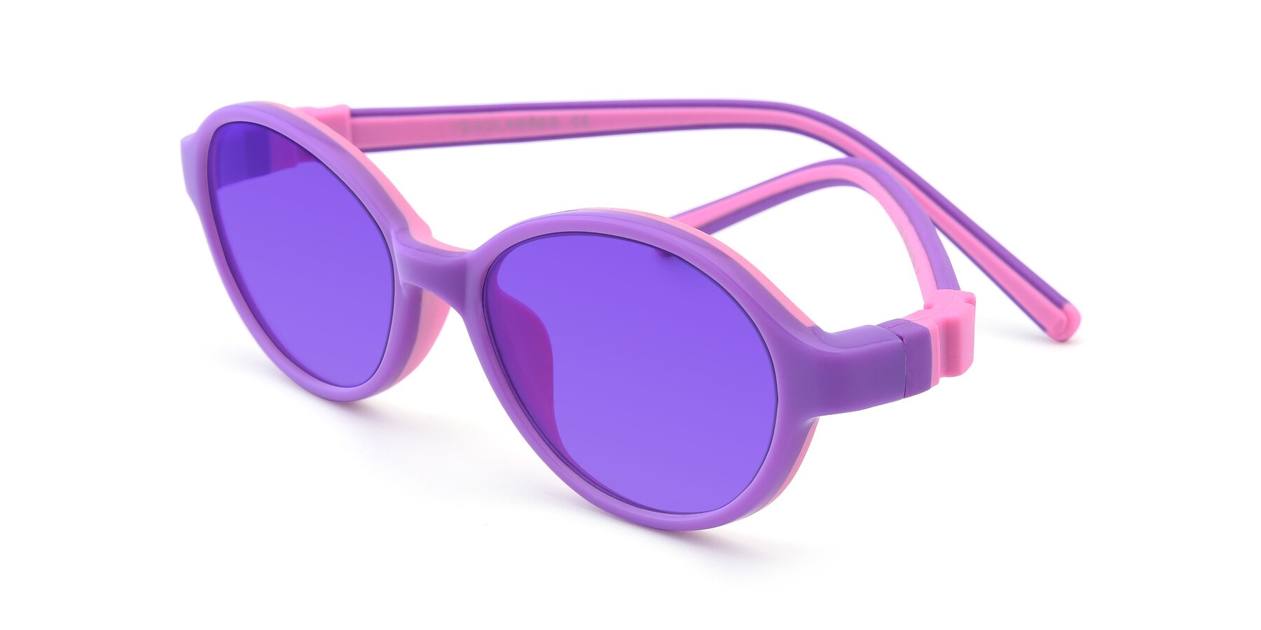Angle of 1120 in Purple-Pink with Purple Tinted Lenses