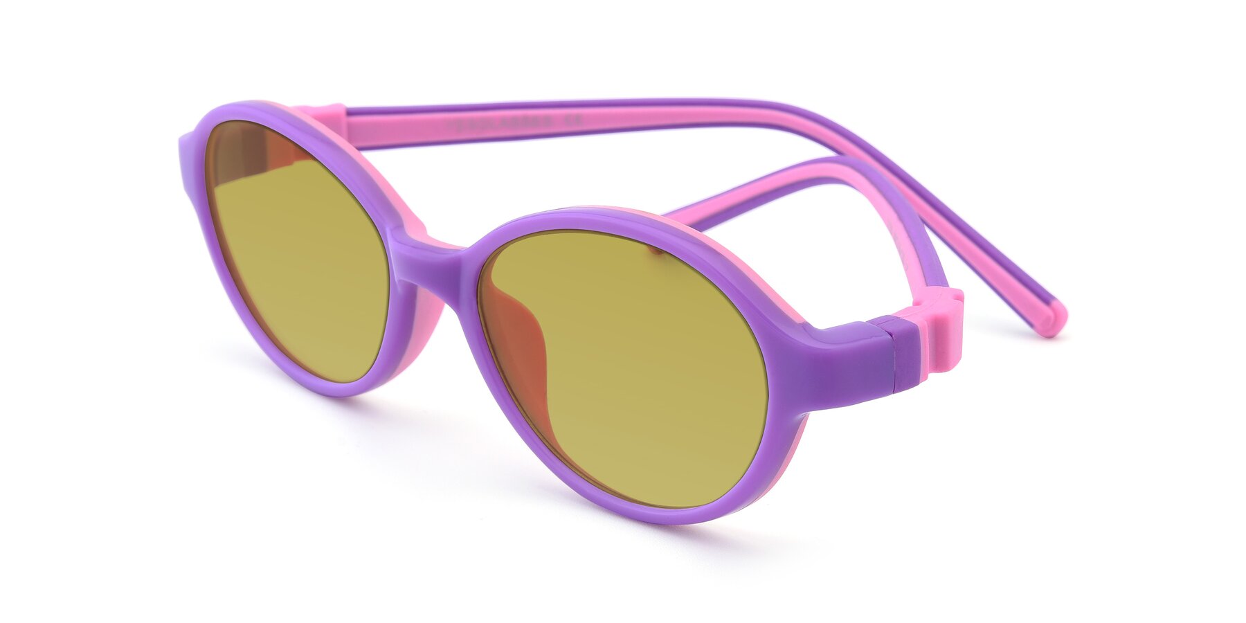 Angle of 1120 in Purple-Pink with Champagne Tinted Lenses