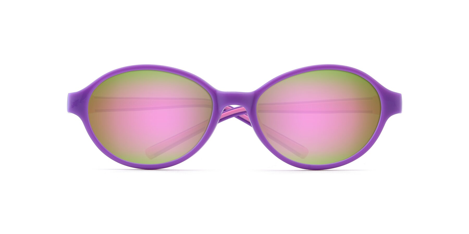 Folded Front of 1120 in Purple-Pink with Pink Mirrored Lenses