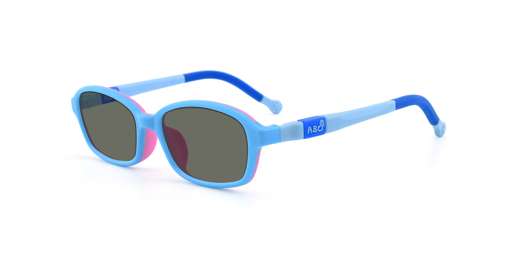 Angle of 533 in Sky Blue-Navy with Gray Polarized Lenses