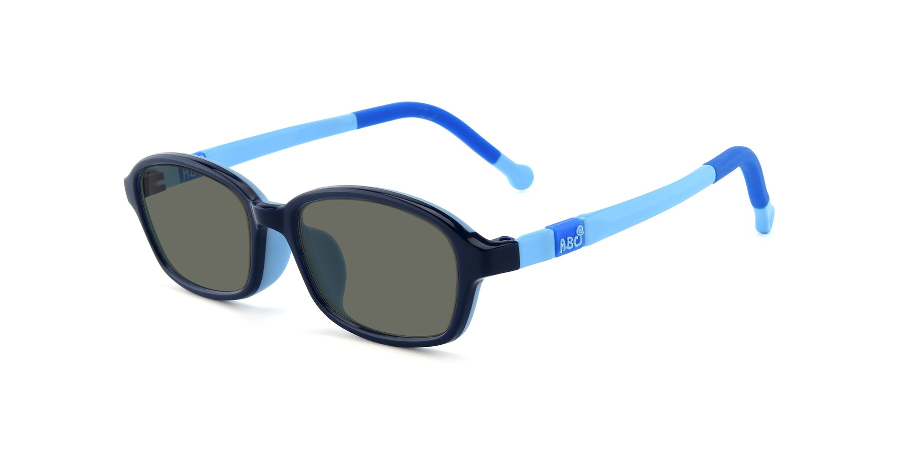 Angle of 533 in Black-Blue with Gray Polarized Lenses