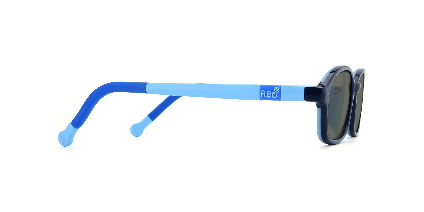 Side of 533 in Black-Blue with Gray Polarized Lenses