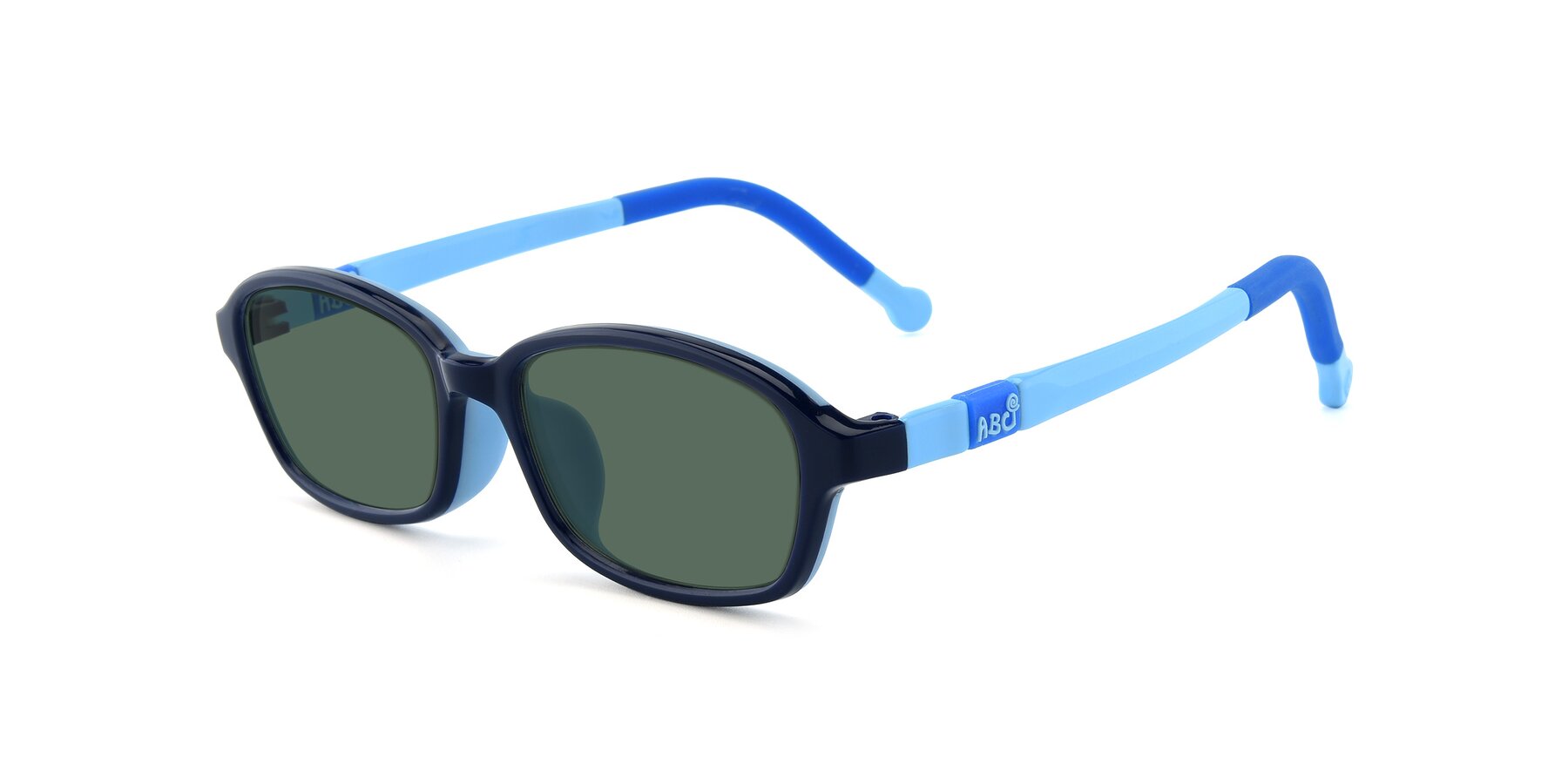 Angle of 533 in Black-Blue with Green Polarized Lenses